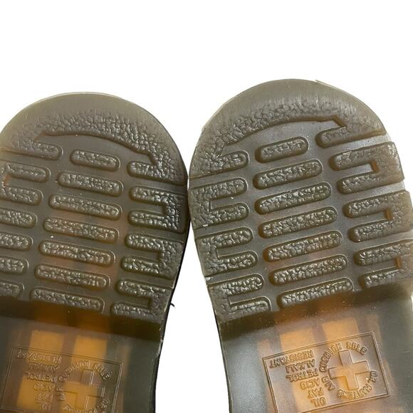 Doc‎ Martens 1182 White Patent Combat Boots Size 8 - Picture 9 of 13